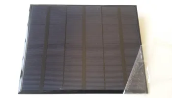 Эпоксидная Солнечная Панель 6 В 3,5 Вт с USB-кабелем Для Зарядки Солнечной Энергии Поликристаллический Кремний 165мм х 135мм 5 шт./лот
