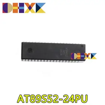 【10-5ШТ】 Новый оригинальный 8-битный флэш-микроконтроллер DIP-40 с прямым подключением AT89S52-24PU